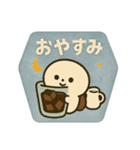 まんまるカフェのレトロ喫茶スタンプ（個別スタンプ：4）