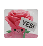 薔薇ばらカプセルトイ(四角型)（個別スタンプ：6）