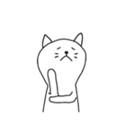 [アレンジ用]ユルい猫2（個別スタンプ：7）