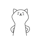 [アレンジ用]ユルい猫2（個別スタンプ：10）