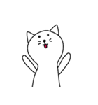 [アレンジ用]ユルい猫2（個別スタンプ：11）