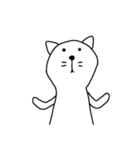 [アレンジ用]ユルい猫2（個別スタンプ：12）
