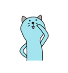 [アレンジ用]ユルい猫1（個別スタンプ：9）