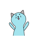 [アレンジ用]ユルい猫1（個別スタンプ：11）