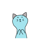 [アレンジ用]ユルい猫1（個別スタンプ：14）