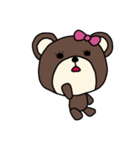 [アレンジ用]ユルいくまちゃん（個別スタンプ：8）