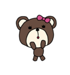 [アレンジ用]ユルいくまちゃん（個別スタンプ：9）