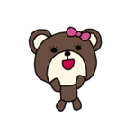 [アレンジ用]ユルいくまちゃん（個別スタンプ：13）