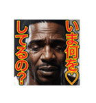 ※寂しがりで泣いちゃう♡ゲイの黒人男性♡（個別スタンプ：6）