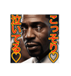 ※寂しがりで泣いちゃう♡ゲイの黒人男性♡（個別スタンプ：31）