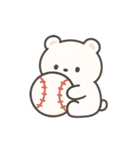 ぎゅっとクマ＊野球（個別スタンプ：1）