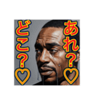 すぐ泣く‼︎おっちょこちょいのゲイの黒人（個別スタンプ：4）