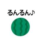 スイカスタンプ 日本語（個別スタンプ：16）