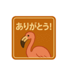 鳥たちの昭和レトロ看板スタンプ（個別スタンプ：4）