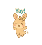 うさぎのメロディ♪ のんびりスタンプ ENG（個別スタンプ：10）