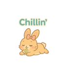 うさぎのメロディ♪ のんびりスタンプ ENG（個別スタンプ：11）