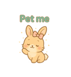 うさぎのメロディ♪ のんびりスタンプ ENG（個別スタンプ：17）