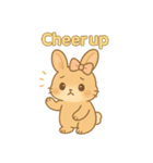 うさぎのメロディ♪ のんびりスタンプ ENG（個別スタンプ：20）