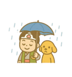 『いっしょに過ごそ』ももたろう編 桃太郎（個別スタンプ：3）