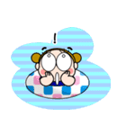 お団子2つ！【夏だ！日焼けだ！】（個別スタンプ：31）