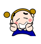 お団子2つ！【夏だ！日焼けだ！】（個別スタンプ：37）