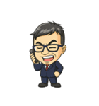ブルーツリープラスタ（個別スタンプ：7）