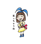 おかっぱ頭のバニーちゃん8（個別スタンプ：3）