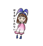 おかっぱ頭のバニーちゃん8（個別スタンプ：16）