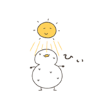 へんてこなアヒルの暑すぎる夏（個別スタンプ：1）