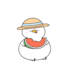 へんてこなアヒルの暑すぎる夏（個別スタンプ：29）