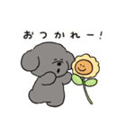 トイプーとアヒルの夏休み（個別スタンプ：5）
