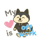 ハスキーの無気力日常 (えいご) Ver5（個別スタンプ：10）