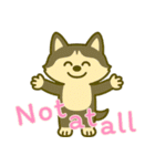 ハスキーの無気力日常 (えいご) Ver5（個別スタンプ：22）