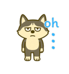 ハスキーの無気力日常 (えいご) Ver5（個別スタンプ：27）
