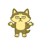 ハスキーの無気力日常 (にほんご) Ver5（個別スタンプ：36）