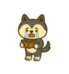 ハスキーの無気力日常 (ベトナム) Ver5（個別スタンプ：35）