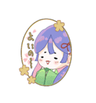 おかめさん百面相スタンプ（個別スタンプ：22）