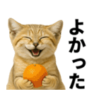 素直なネコのスナネコ！スナちゃんの夏休み（個別スタンプ：25）