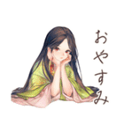 小町さんの夜詩集★和風美麗（個別スタンプ：24）
