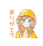 ドタバタ新人ウェイトレスの日常♡（個別スタンプ：3）
