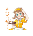 ドタバタ新人ウェイトレスの日常♡（個別スタンプ：4）