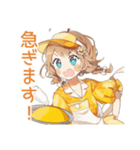 ドタバタ新人ウェイトレスの日常♡（個別スタンプ：5）