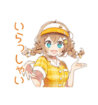 ドタバタ新人ウェイトレスの日常♡（個別スタンプ：7）