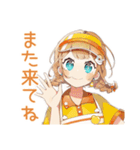 ドタバタ新人ウェイトレスの日常♡（個別スタンプ：8）