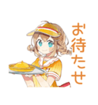 ドタバタ新人ウェイトレスの日常♡（個別スタンプ：10）