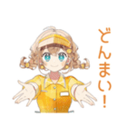 ドタバタ新人ウェイトレスの日常♡（個別スタンプ：24）