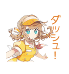 ドタバタ新人ウェイトレスの日常♡（個別スタンプ：27）