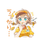 ドタバタ新人ウェイトレスの日常♡（個別スタンプ：38）