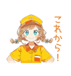 ドタバタ新人ウェイトレスの日常♡（個別スタンプ：40）