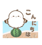 飛びだす♡夏のシマエナガ（個別スタンプ：7）